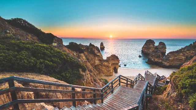 Beach in the Algarve, Portugal
